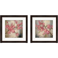 Framed 'Cherry Blossom 2 Piece Framed Art Print Set' border=