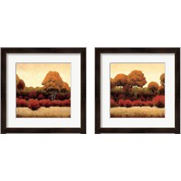 Framed 'Autumn Forest 2 Piece Framed Art Print Set' border=