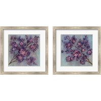 Framed Twilight Cherry Blossoms 2 Piece Framed Art Print Set