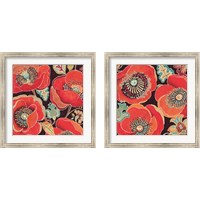 Framed 'Moroccan Red 2 Piece Framed Art Print Set' border=