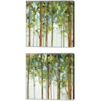 Framed 'Forest Study 2 Piece Canvas Print Set' border=