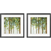 Framed 'Forest Study 2 Piece Framed Art Print Set' border=