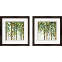Framed 'Forest Study 2 Piece Framed Art Print Set' border=