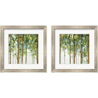 Framed 'Forest Study 2 Piece Framed Art Print Set' border=