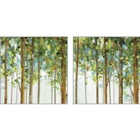 Framed 'Forest Study 2 Piece Art Print Set' border=