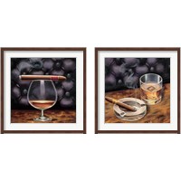 Framed 'Gentlemen Prefer 2 Piece Framed Art Print Set' border=