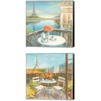 Framed Paris Views 2 Piece Canvas Print Set