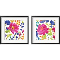 Framed Floral Medley 2 Piece Framed Art Print Set