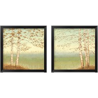 Framed 'Golden Birch 2 Piece Framed Art Print Set' border=