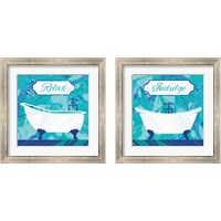 Framed Relax & Indulge 2 Piece Framed Art Print Set