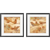 Framed 'Autumnal Glow 2 Piece Framed Art Print Set' border=
