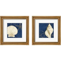 Framed 'Coastal Moonlight 2 Piece Framed Art Print Set' border=