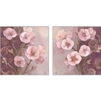 Framed 'Gypsy Blossoms 2 Piece Art Print Set' border=