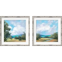 Framed 'Hedgegrow 2 Piece Framed Art Print Set' border=