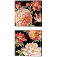 Framed 'Mixed Floral IV Crop 2 Piece Canvas Print Set' border=