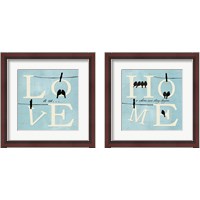 Framed 'Well Said 2 Piece Framed Art Print Set' border=