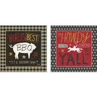 Framed Country Kitchen 2 Piece Art Print Set