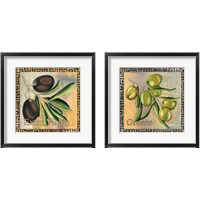 Framed 'Olives & Oil 2 Piece Framed Art Print Set' border=