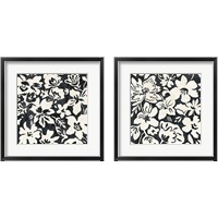 Framed Chalkboard Floral 2 Piece Framed Art Print Set