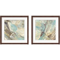 Framed 'Blue Water 2 Piece Framed Art Print Set' border=