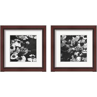 Framed 'Bloom and Grow 2 Piece Framed Art Print Set' border=