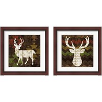 Framed 'Southwest Lodge 2 Piece Framed Art Print Set' border=