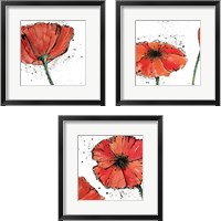 Framed Not a California Poppy 3 Piece Framed Art Print Set