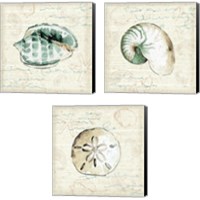 Framed 'Ocean Prints 3 Piece Canvas Print Set' border=