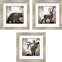 Framed 'Calling Wildlife 3 Piece Framed Art Print Set' border=