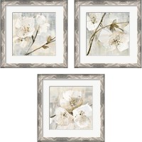 Framed Elegance Greige 3 Piece Framed Art Print Set