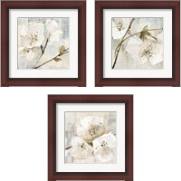 Framed 'Elegance Greige 3 Piece Framed Art Print Set' border=