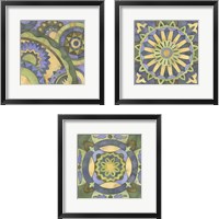 Framed Geometry & Color 3 Piece Framed Art Print Set