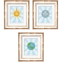 Framed Smiley 3 Piece Framed Art Print Set