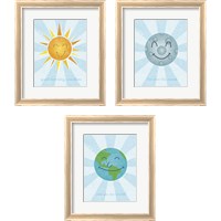 Framed Smiley 3 Piece Framed Art Print Set