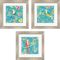 Framed Tropical Oasis 3 Piece Framed Art Print Set