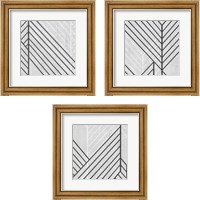 Framed 'Diametric  3 Piece Framed Art Print Set' border=