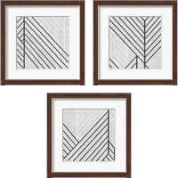 Framed Diametric  3 Piece Framed Art Print Set