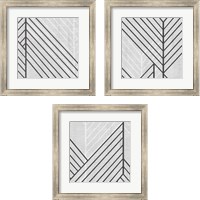 Framed Diametric  3 Piece Framed Art Print Set