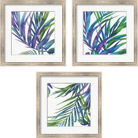 Framed Colorful Leaves 3 Piece Framed Art Print Set