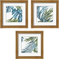 Framed Palm Leaves 3 Piece Framed Art Print Set