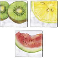 Framed Fruit 3 Piece Canvas Print Set