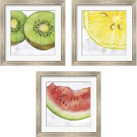 Framed Fruit 3 Piece Framed Art Print Set