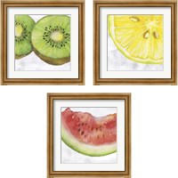 Framed Fruit 3 Piece Framed Art Print Set