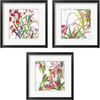 Framed Tropical 3 Piece Framed Art Print Set