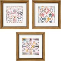 Framed Aztec Impressions 3 Piece Framed Art Print Set