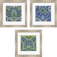 Framed Garden Mosaic 3 Piece Framed Art Print Set