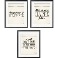 Framed Country Thoughts 3 Piece Framed Art Print Set