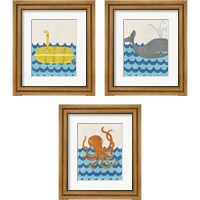 Framed Truman's Voyage 3 Piece Framed Art Print Set