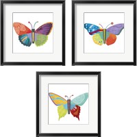 Framed Wings Of Grace Butterfly Icon 3 Piece Framed Art Print Set
