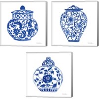 Framed Chinoiserie  3 Piece Canvas Print Set